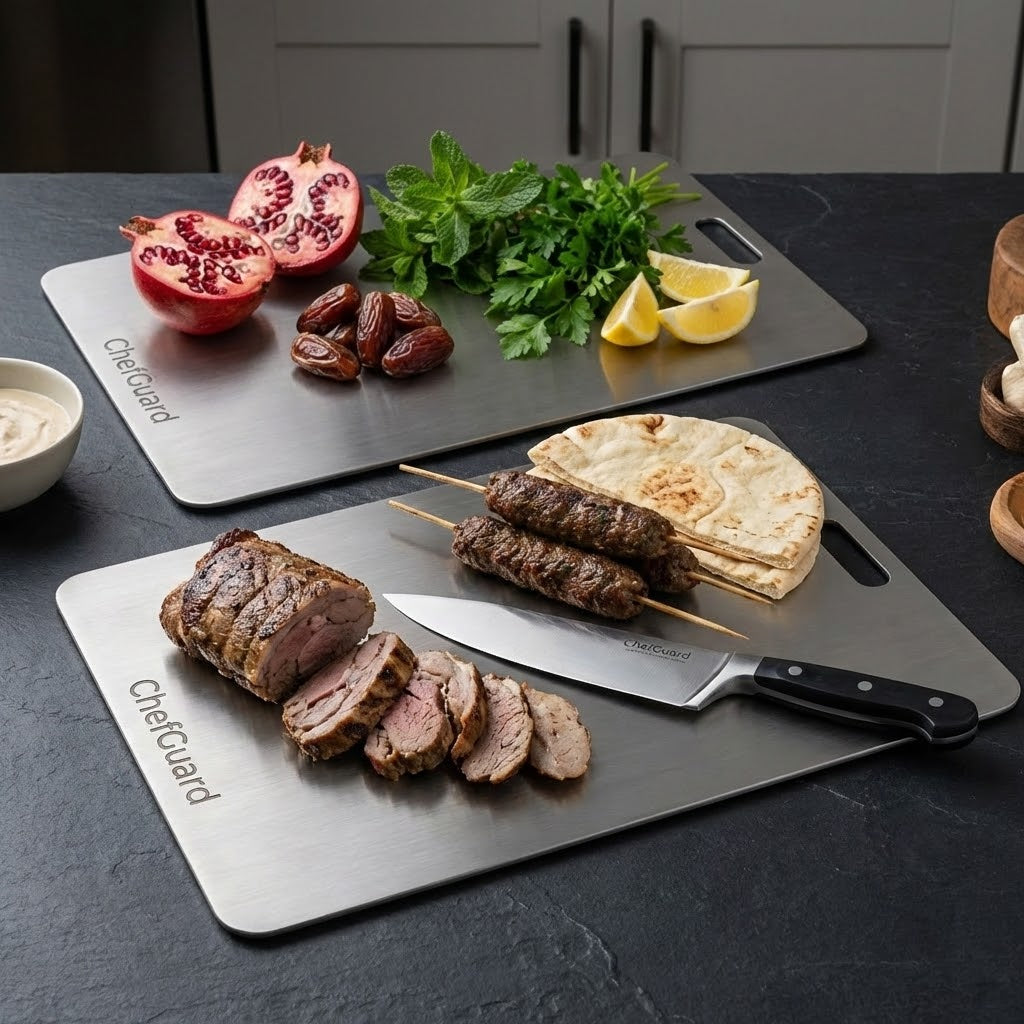 Zero Microplastics. Pure German Titanium. Total Kitchen Protection by ChefGuard™