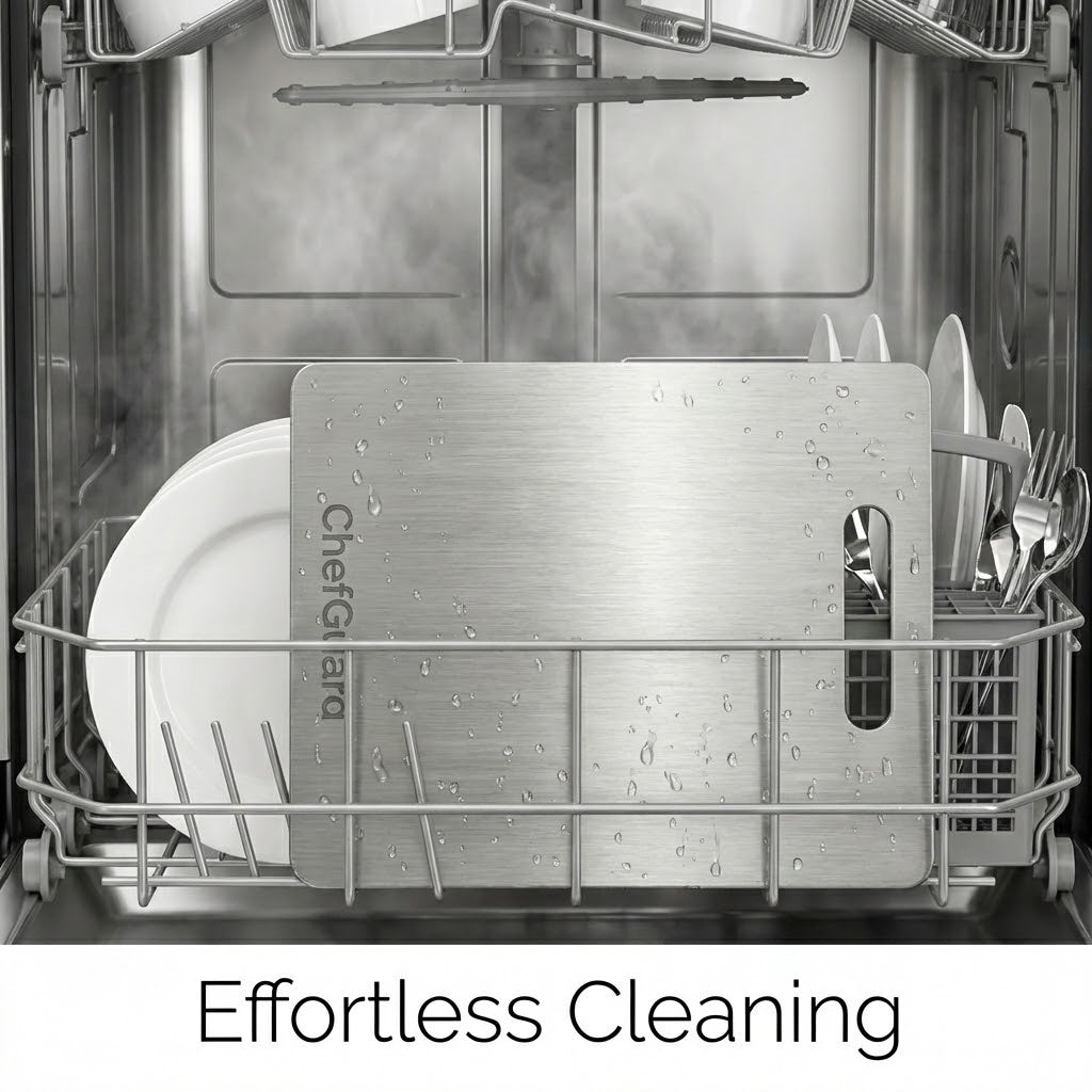 Zero Microplastics. Pure German Titanium. Total Kitchen Protection by ChefGuard™