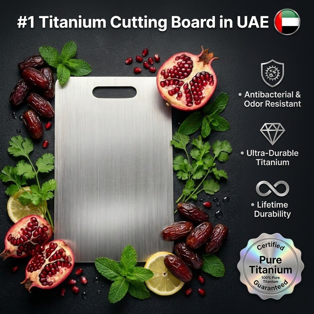 Zero Microplastics. Pure German Titanium. Total Kitchen Protection by ChefGuard™